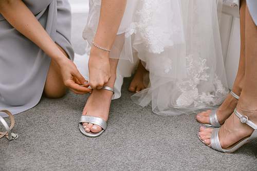 Bride Getting Ready