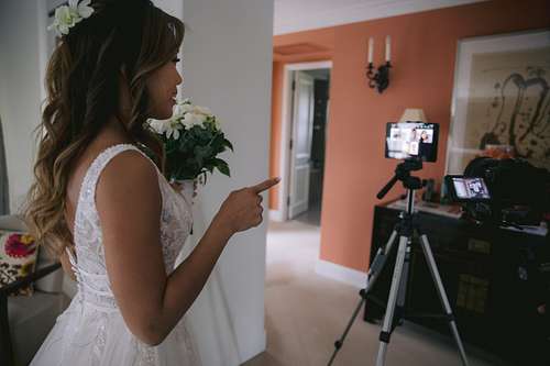 Bride Getting Ready