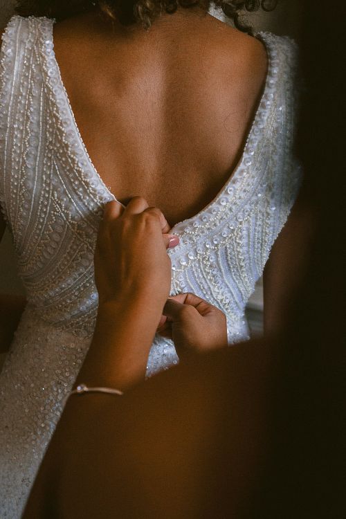 Bride Getting Ready