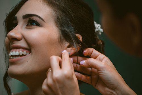 Bride Getting Ready