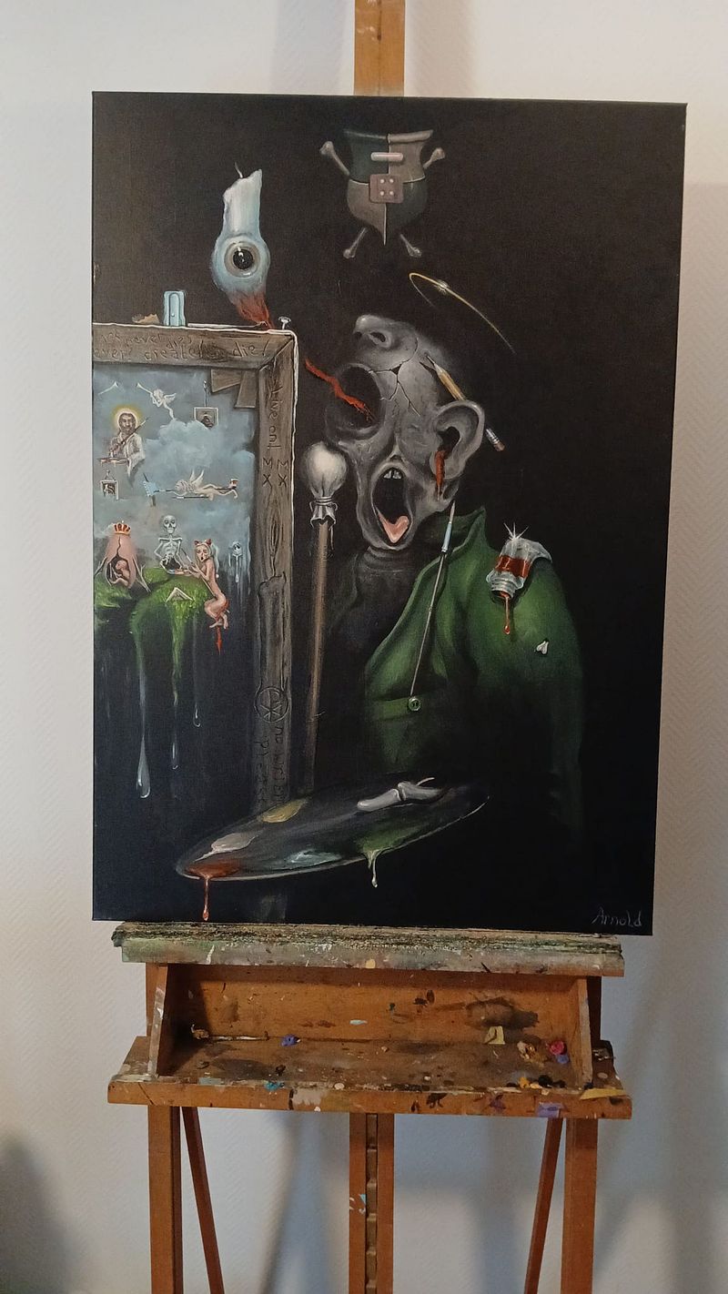 Arnold Janssen - The dead artist