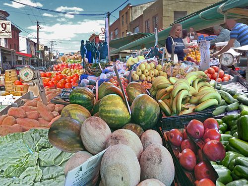 vegetables, italian market sales carts