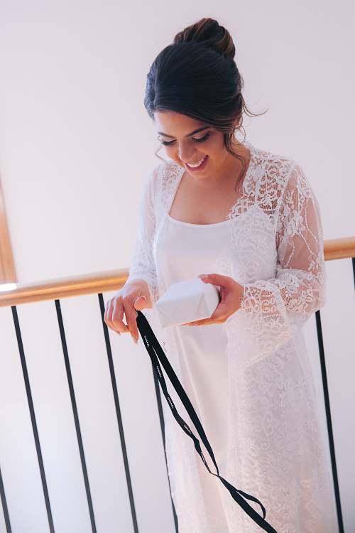Bride Getting Ready