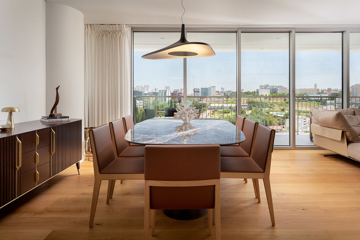 Fotografia do Apartamento de Luxo Infinity Tower, Lisboa, projeto Bevelli Home.