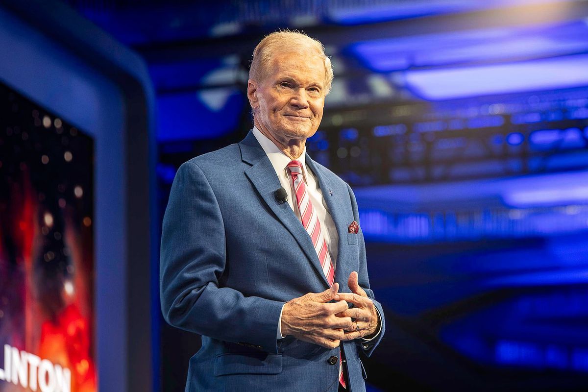 Corporate event photography capturing a national space agency leader delivering a spotlight address on climate change and global health at the Clinton Global Initiative 2024 Annual Meeting in New York City, emphasizing leadership presence and global impact.