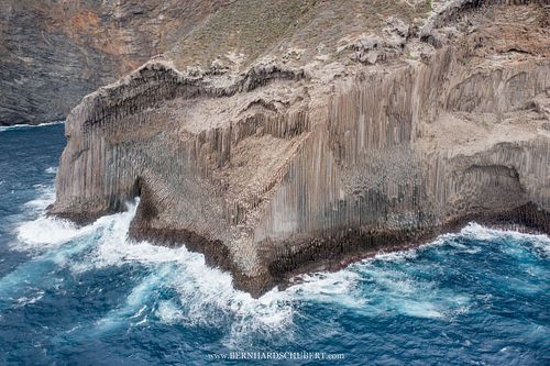 Coastal basalt formation