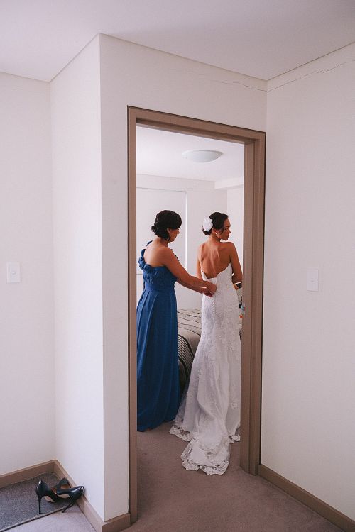 Bride Getting Ready
