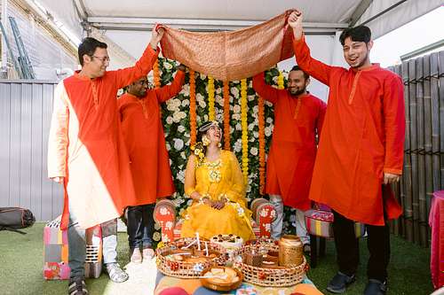 Traditional Bangladesh Gaye Holud Ceremony