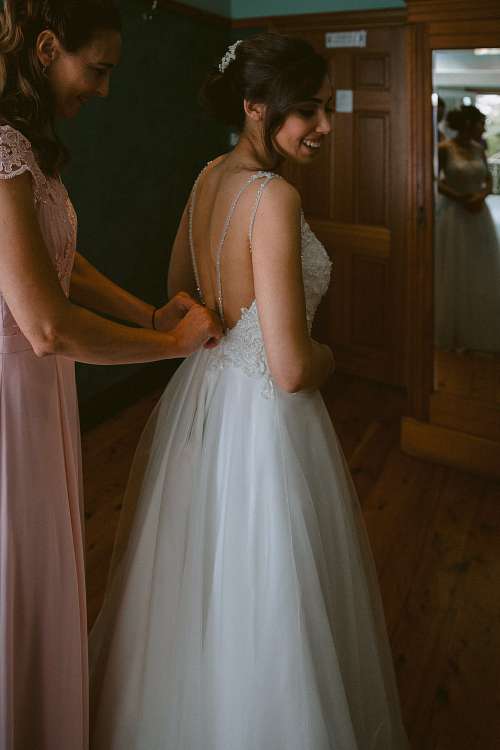 Bride Getting Ready