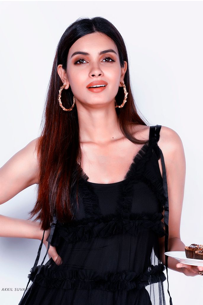 Celebrity Actress Diana Penty Photo shoot by photographer Akkil Suvarna