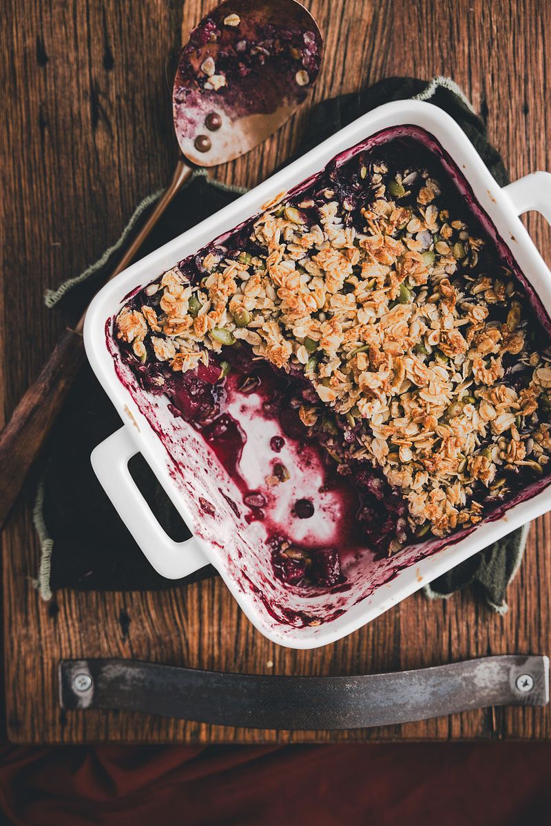 Healthy Easy Apple Crumble