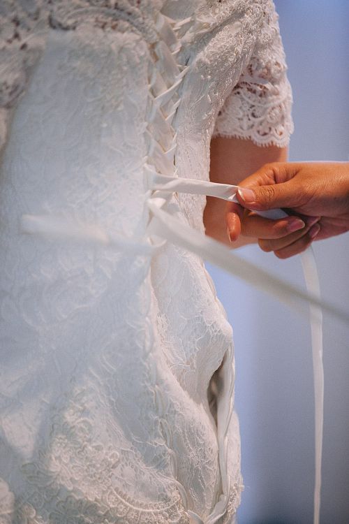 Bride Getting Ready