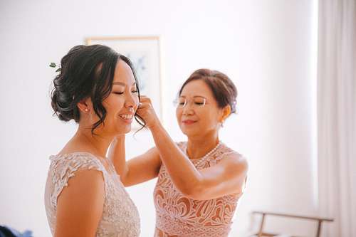 Bride Getting Ready