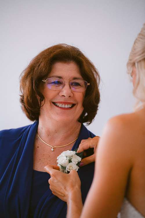 Bride Getting Ready