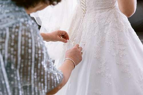 Bride Getting Ready