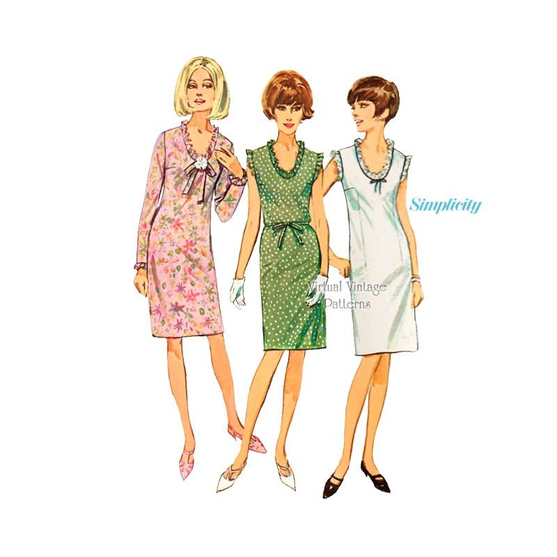 open lace back dress Vintage Simplicity Pattern 8013 / 1970s Vintage Wrap Dress