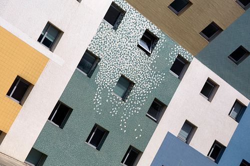 detail facade philarmonie paris