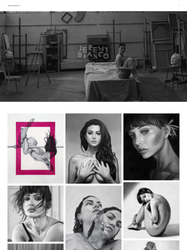 Jeremy Bianco - Site Web de l'artiste portraitiste