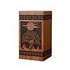 Engraved Tree of Life Scenery Wooden Urn Box for Ashes