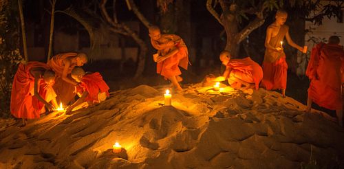 Festival of Lights. Luang Prabang Laos.