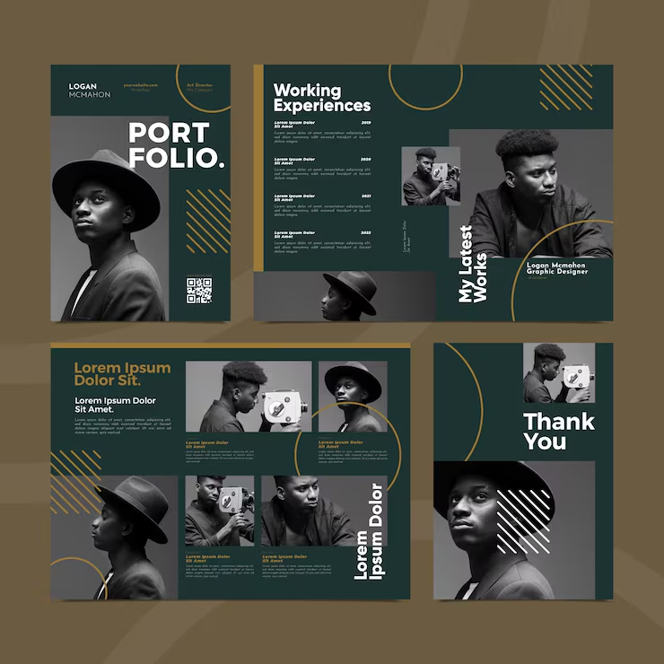 Pixpa's pre-made template