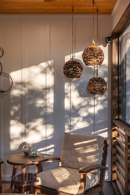 Cozy corner in screened room