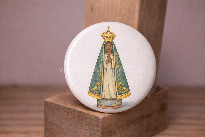 Botom e Imã "Nossa Senhora Aparecida"
