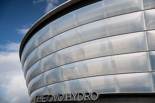 Cityscapes, architecture, ova hydro, armadillo, Scottish event campus, Glasgow, Scotland, United Kingdom, UK,