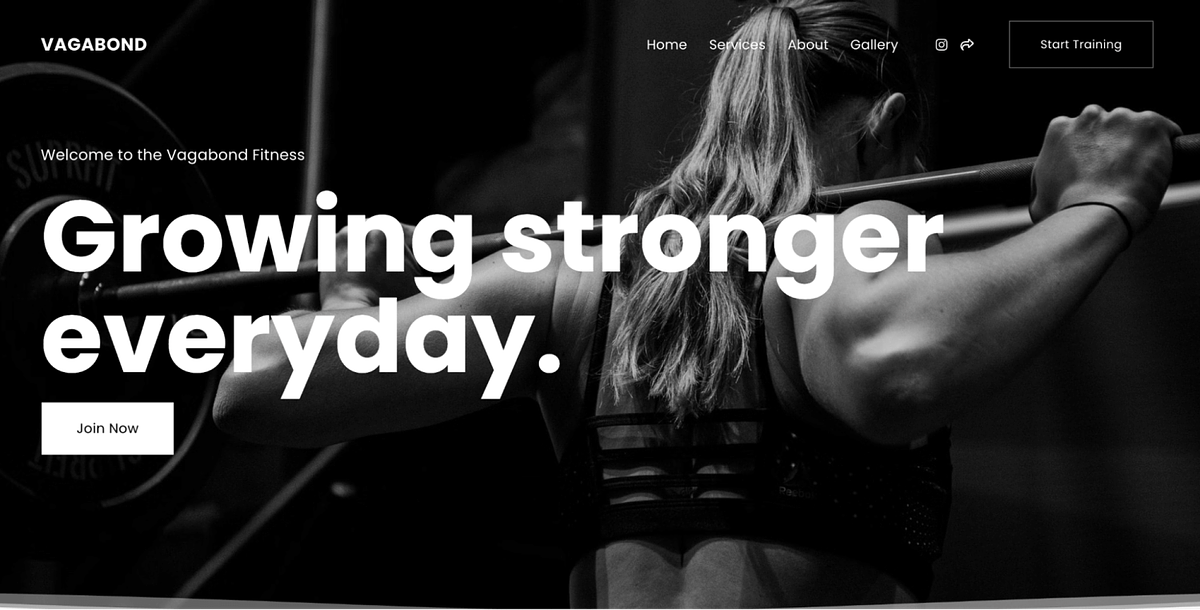 Gotowy szablon Vagabond