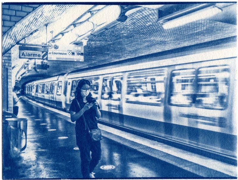 Le cyanotype : la magie du bleu en photographie