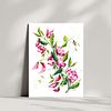 FINE ART PRINT Light Pink Sweet Peas