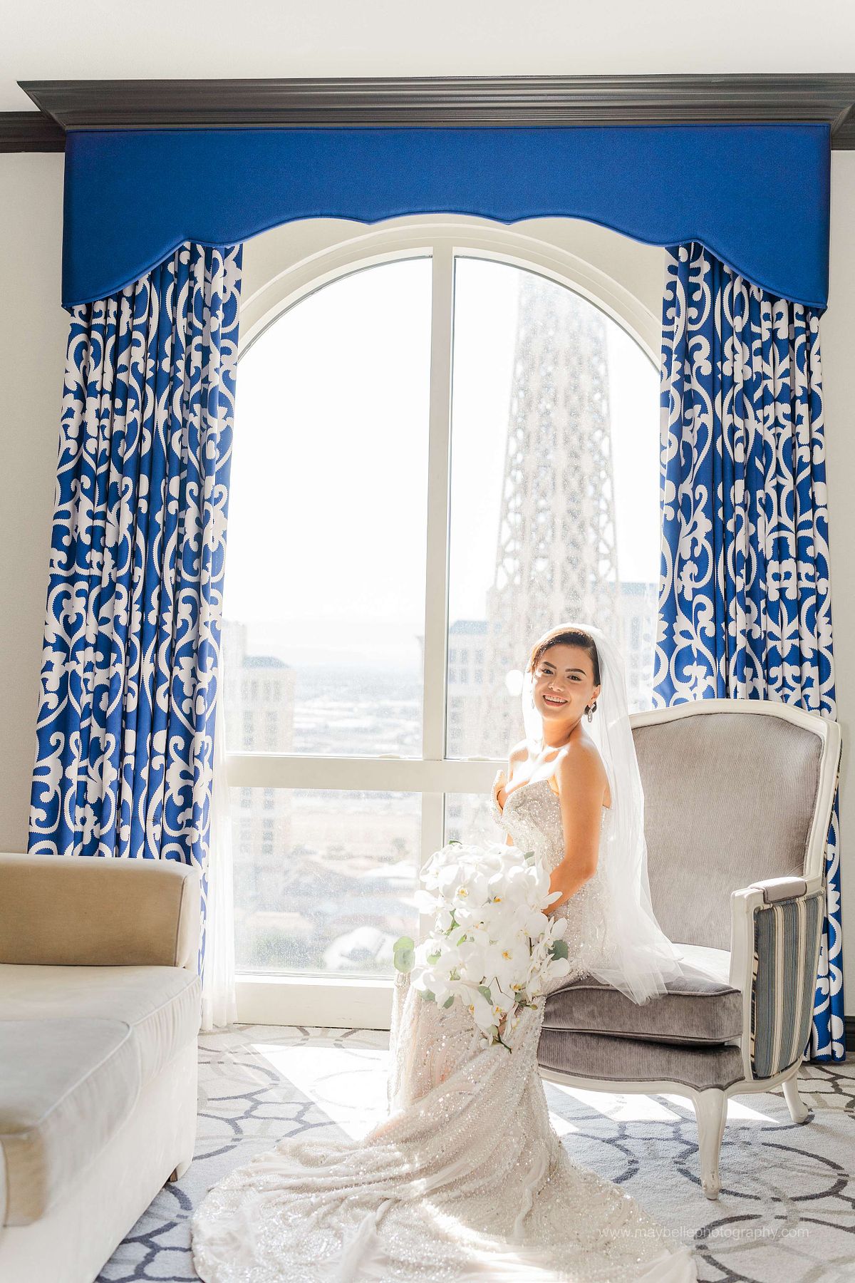 Wedding/Elopement at La Chapelle Royale at Paris Hotel, Las Vegas Nevada
