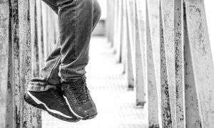 Look down to explore interesting content