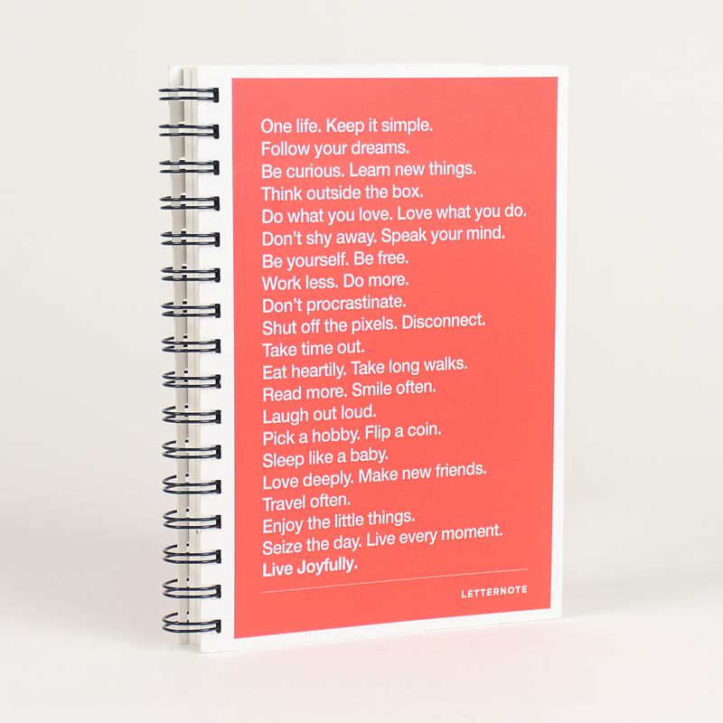 THE LETTERNOTE MANIFESTO - 2017 ORGANISER