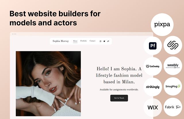 9 Best Website Builders for Models and Actors in 2025