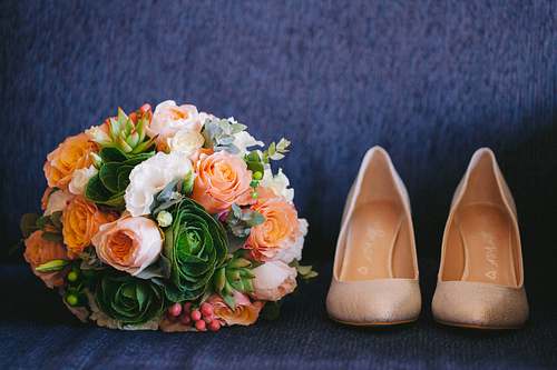 Bride Getting Ready
