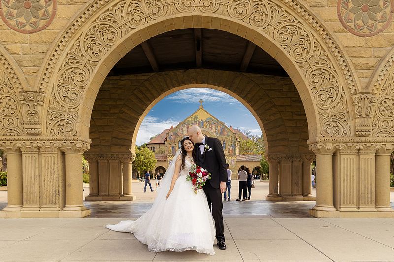 Stanford Memorial Church Wedding Pictures | Zoart Photography
