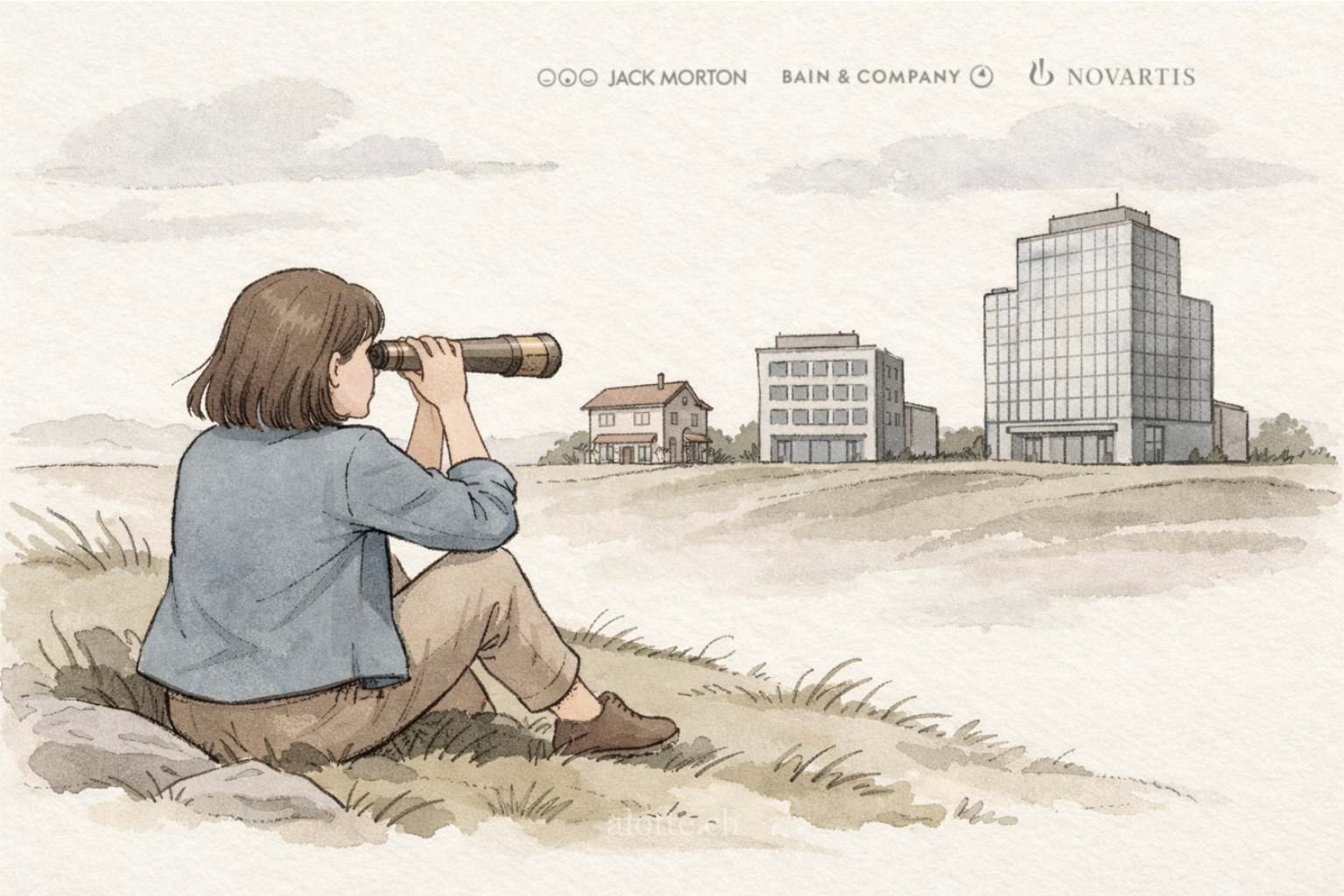 Image of a lady reflecting on her time in the agency, consulting and corporate worlds