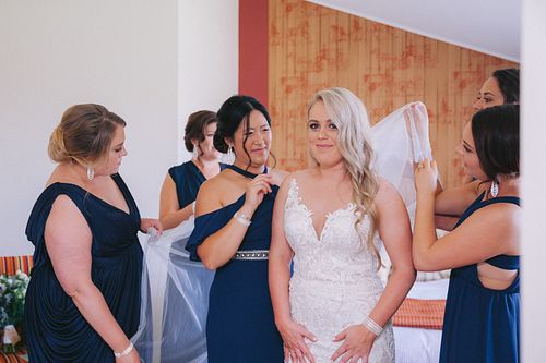 Bride Getting Ready