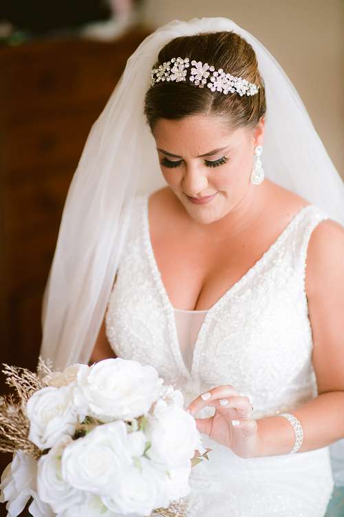 Bride Getting Ready