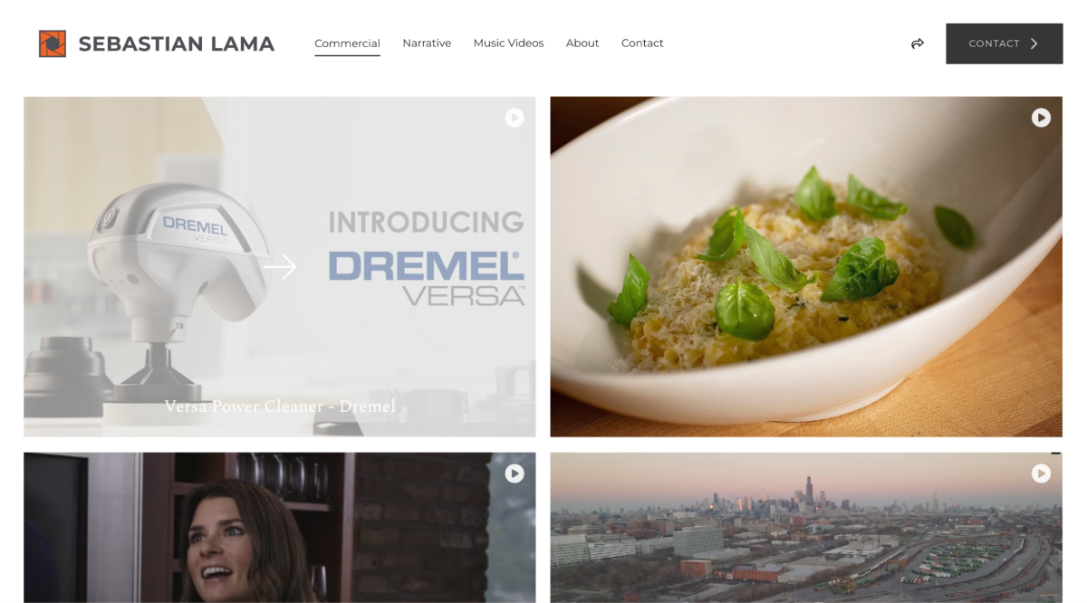 Sebastian's freelance videographer portfolio