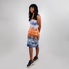 Rib Dress Summer Blue Sky