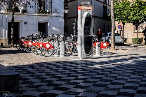 Chequered and Red, Seville ... Spain