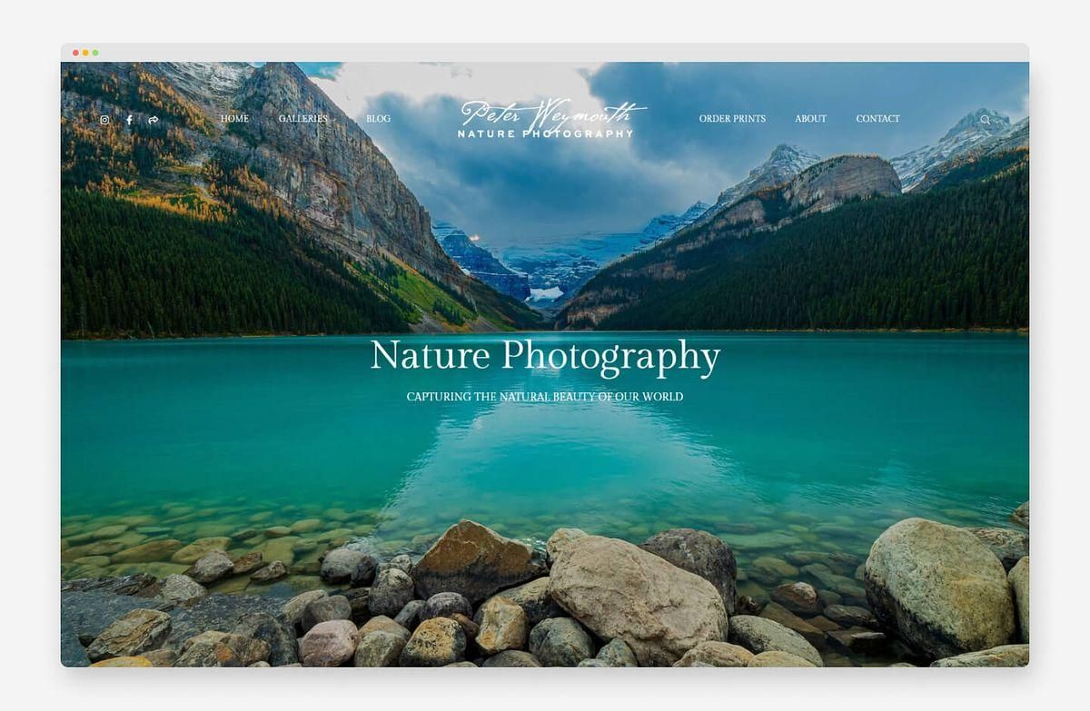 Peter's natuurfotografie website