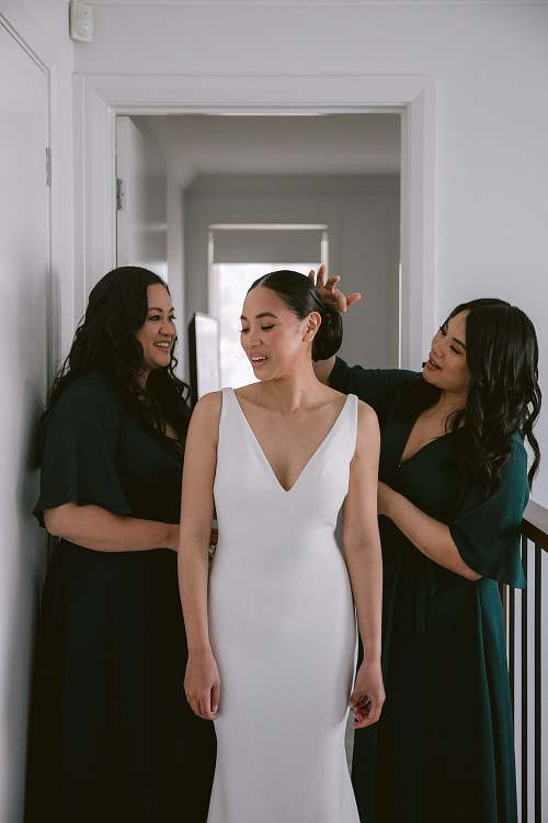 Bride Getting Ready