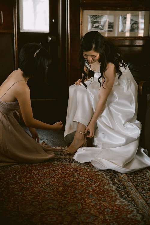 Bride Getting Ready
