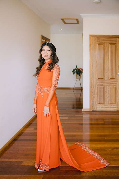 Bride Getting Ready