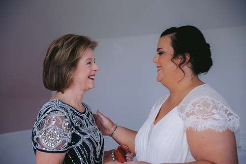 Bride Getting Ready