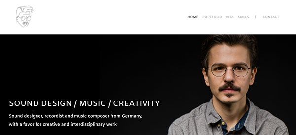 Przykłady stron internetowych z portfolio Philippe'a Spankusa