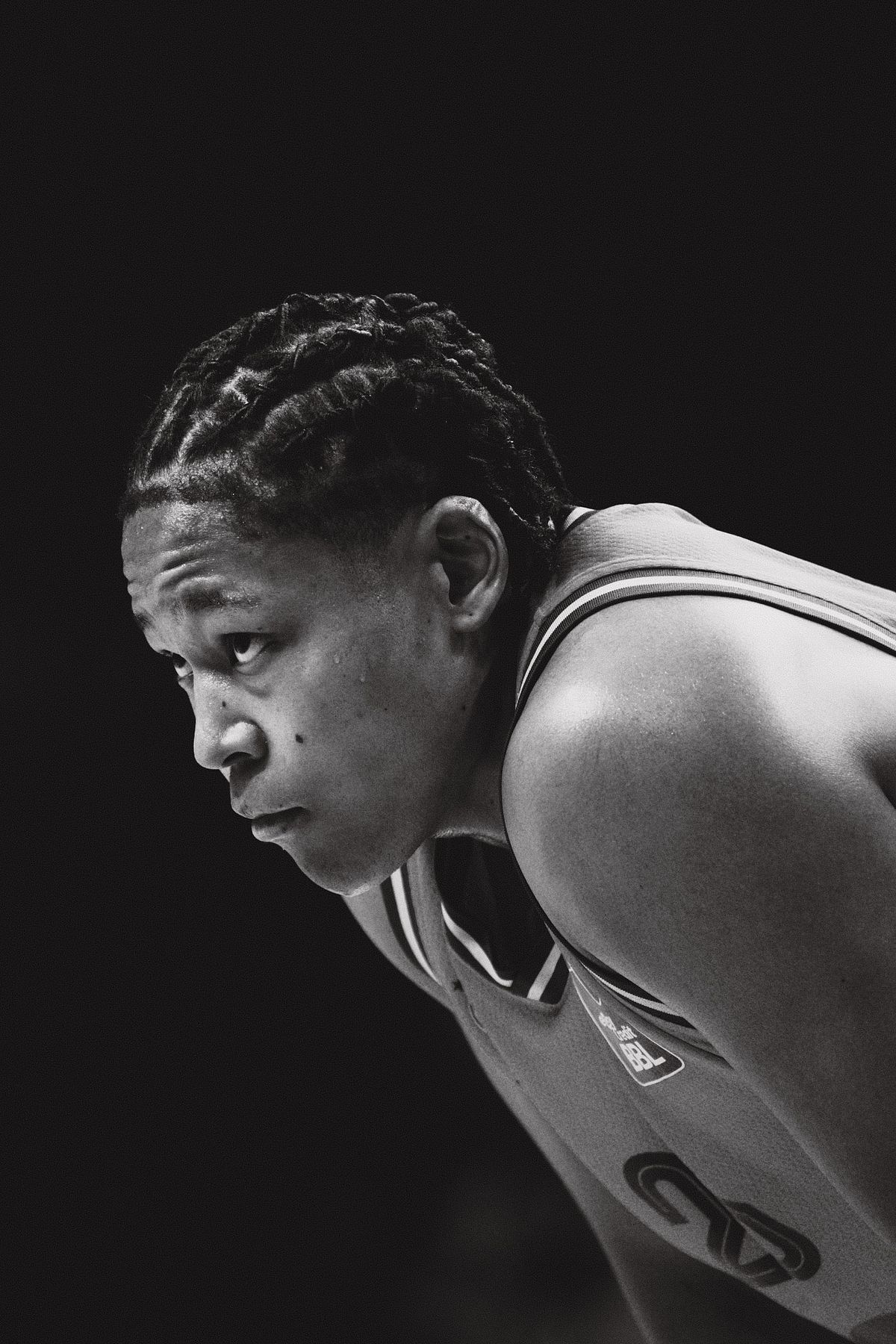 Elias Rapieque Close Up Basketball player Alba Berlin